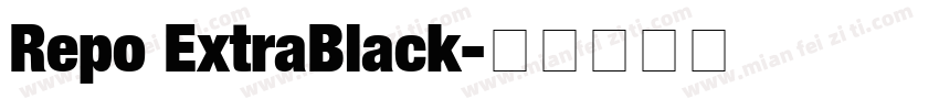 Repo ExtraBlack字体转换